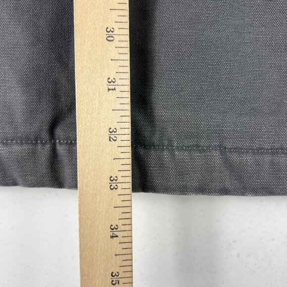 Walls Canvas Chore Jacket Extra Large Grey Faded Sherpa Lined Full Zip Work Wear - Picture 11 of 13